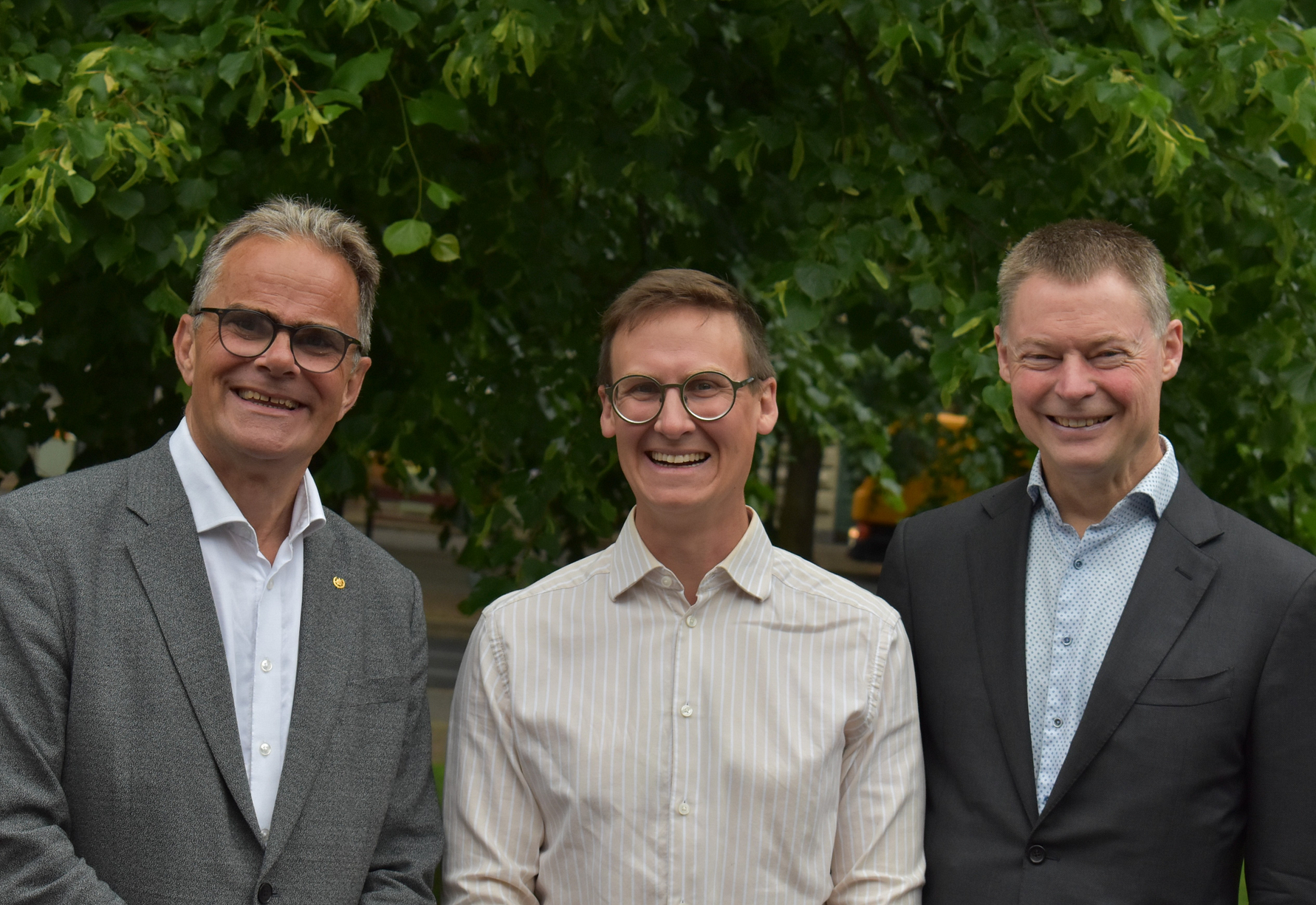 Från vänster: Mats Lundqvist, Viktor Bakker & Max Petzold